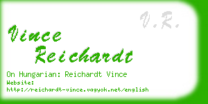 vince reichardt business card